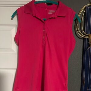 Nike Golf Bright Pink Polo Shirt